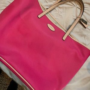 Hot pink coach bag